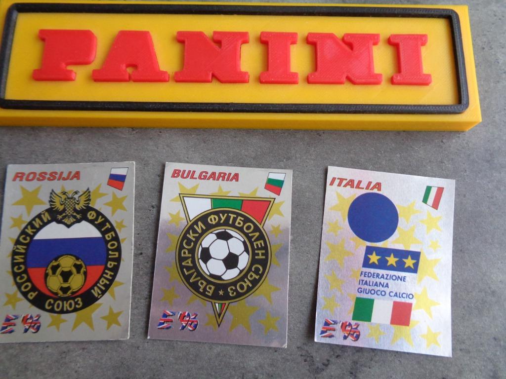 AUTOCOLLANTS DE FOOTBALL PANINI EMBLÈMES EURO 96 CE 3X BADGE, Hobby & Loisirs créatifs, Autocollants & Images, Enlèvement ou Envoi