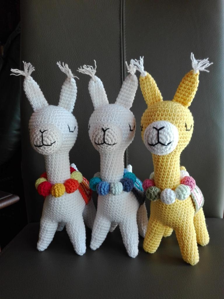 Gehaakte alpaca's, Hobby en Vrije tijd, Breien en Haken, Nieuw, Verzenden