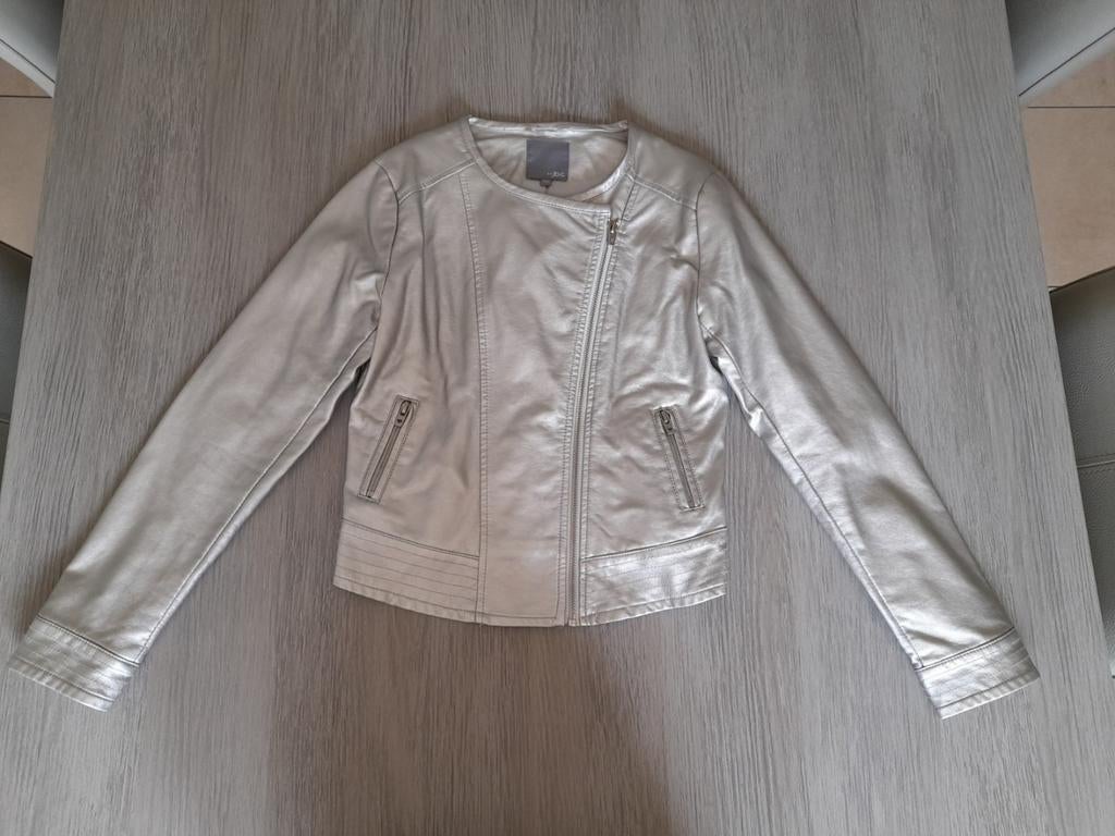 Zilverkleurig jasje JBC 152, Meisje, JBC, Ophalen of Verzenden, Zo goed als nieuw