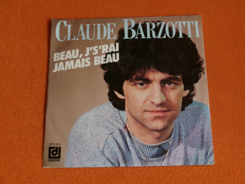 * CLAUDE BARZOTTI : * BEAU , J'SRAI JAMAIS BEAU * 45 TOURS, CD & DVD, Vinyles | Autres Vinyles, Enlèvement, Utilisé, Autres formats