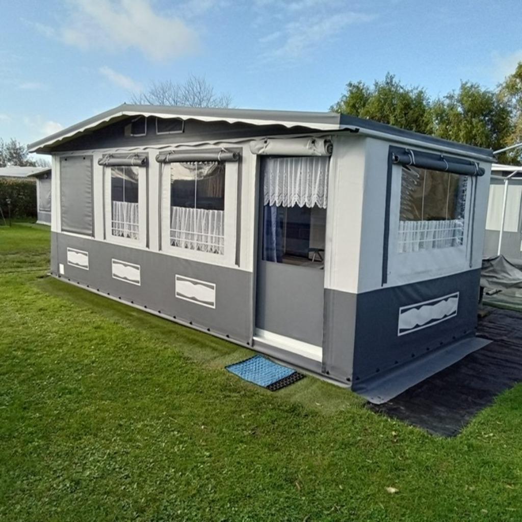 Caravan/voortent en bijzettent te koop, Jusqu'à 4, Hobby, Particulier, Siège standard