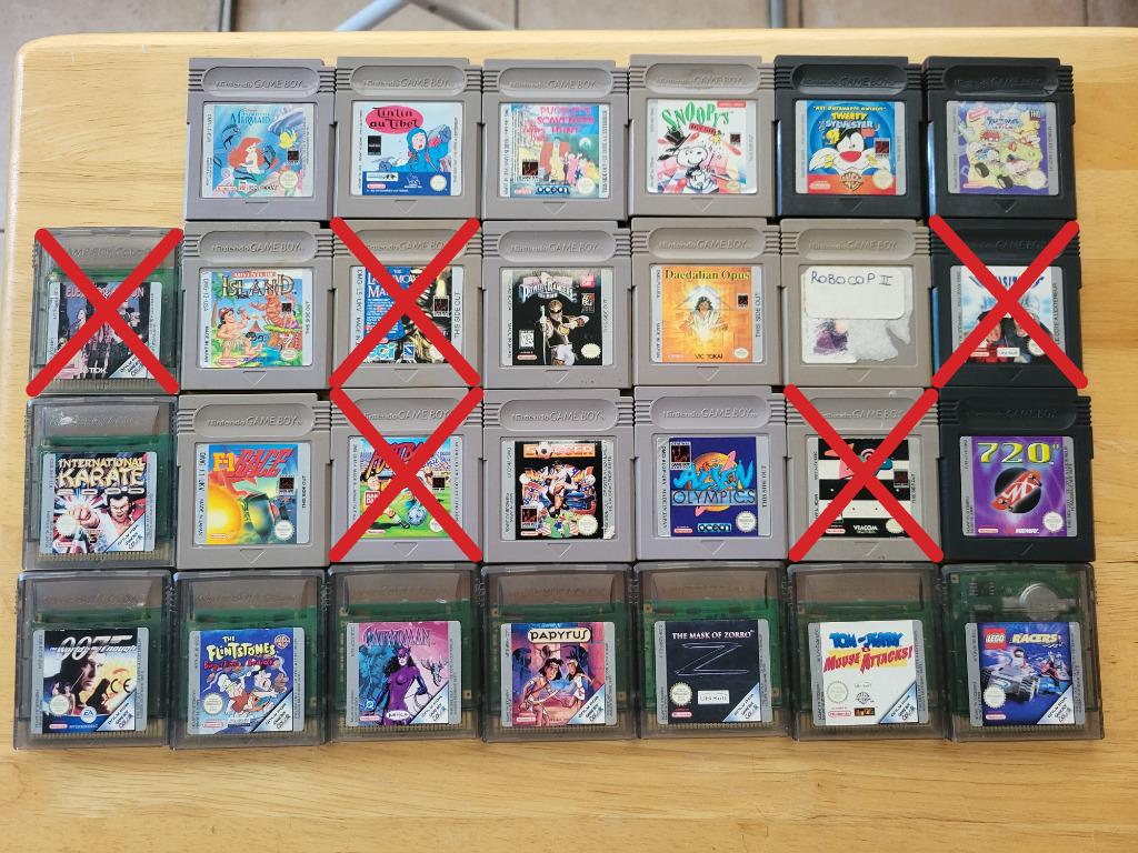 Lot de jeux Game Boy / Game Boy Color (PRIX EN DESCRIPTION), Enlèvement, Utilisé