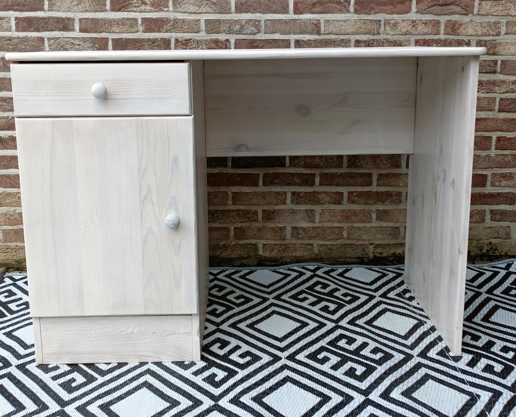 Bureau enfant/adolescent pin massif, Enlèvement, Comme neuf