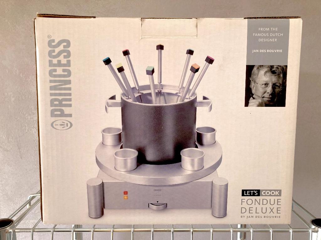Princess Let's Cook Fondue DeLuxe, Ophalen, Zo goed als nieuw, Elektrisch, Fonduepan