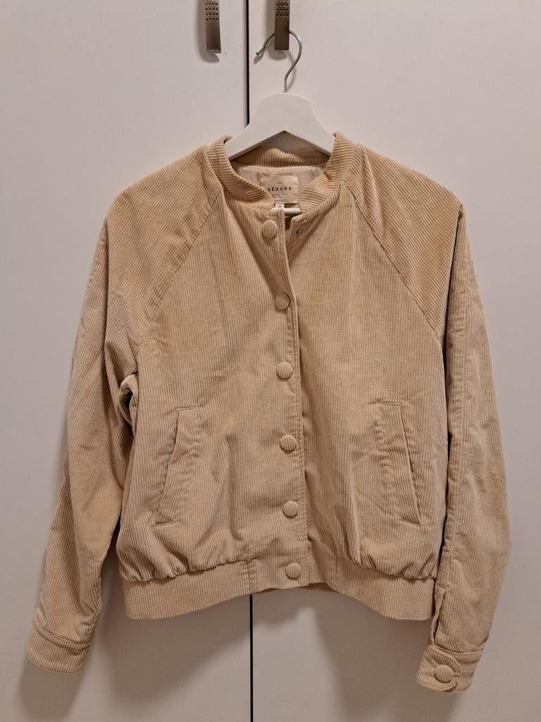 Sézane Mike jacket, maat 36, kleur beige, Enlèvement ou Envoi, Taille 36 (S), Beige