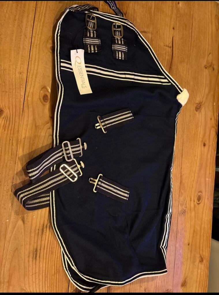 Qhp fleecedeken falabella donkerblauw, Animaux & Accessoires, Enlèvement, Neuf, Couverture