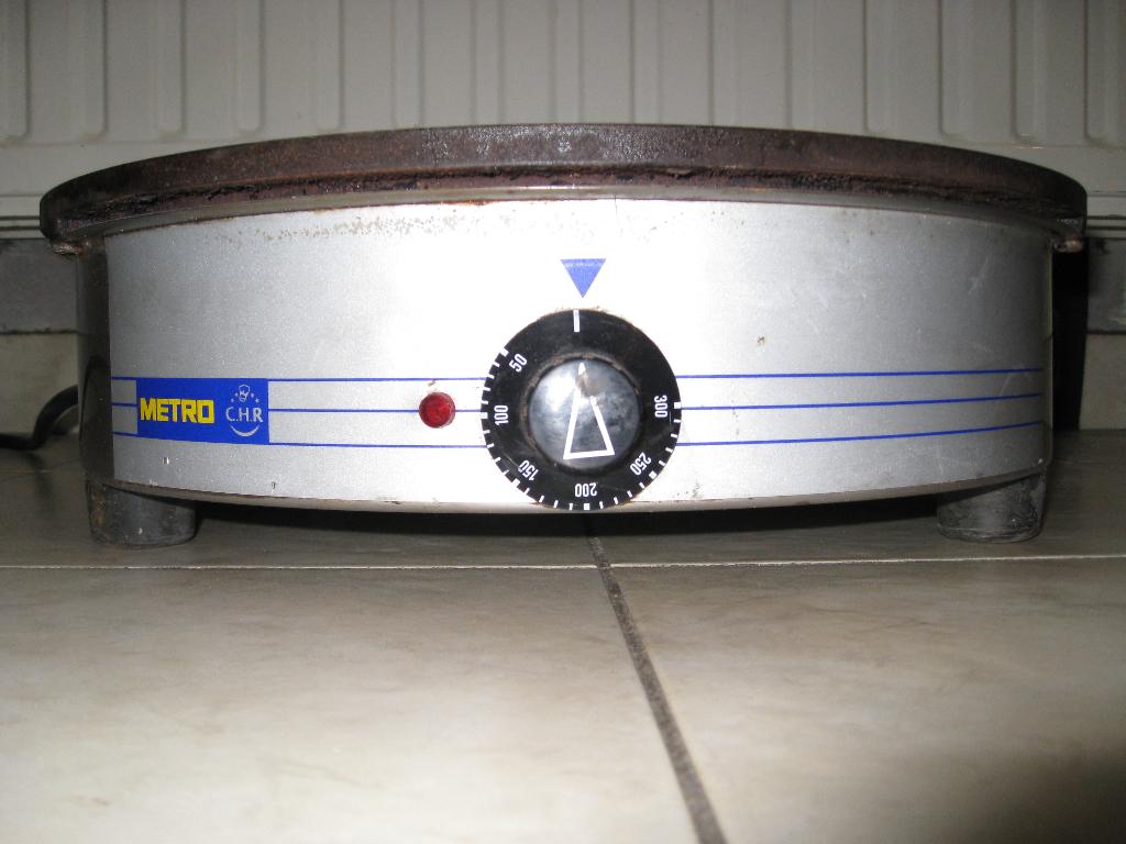 gietijzeren elektrische bakplaat voor pannenkoeken 40cm, Elektronische apparatuur, Wafelijzers, Ophalen, Gebruikt