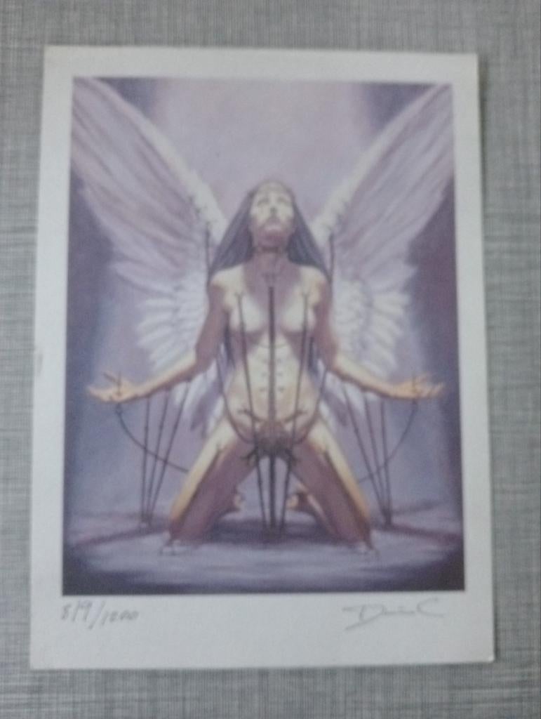 Lithographie de l’image érotique de Dorian Cleavenger 819/12, Antiquités & Art, Enlèvement ou Envoi