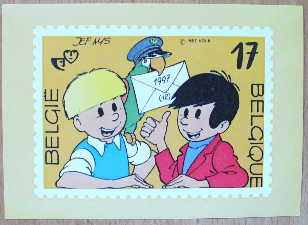 GIL ET JO + FLIP 2 CARTES POSTALES - JEF NYS, Livres, BD, Comme neuf, Enlèvement ou Envoi