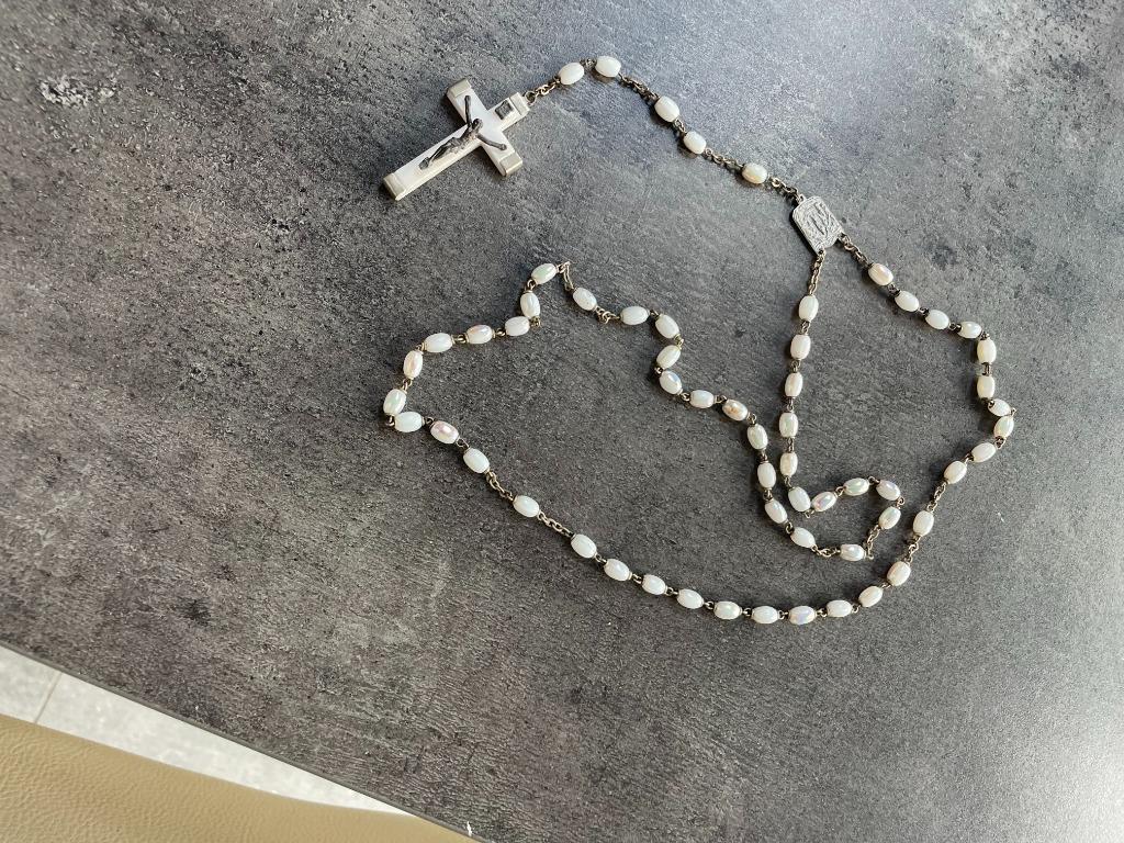 paternoster lourdes, Ophalen of Verzenden, Gebruikt, Sieraad, Christendom | Katholiek