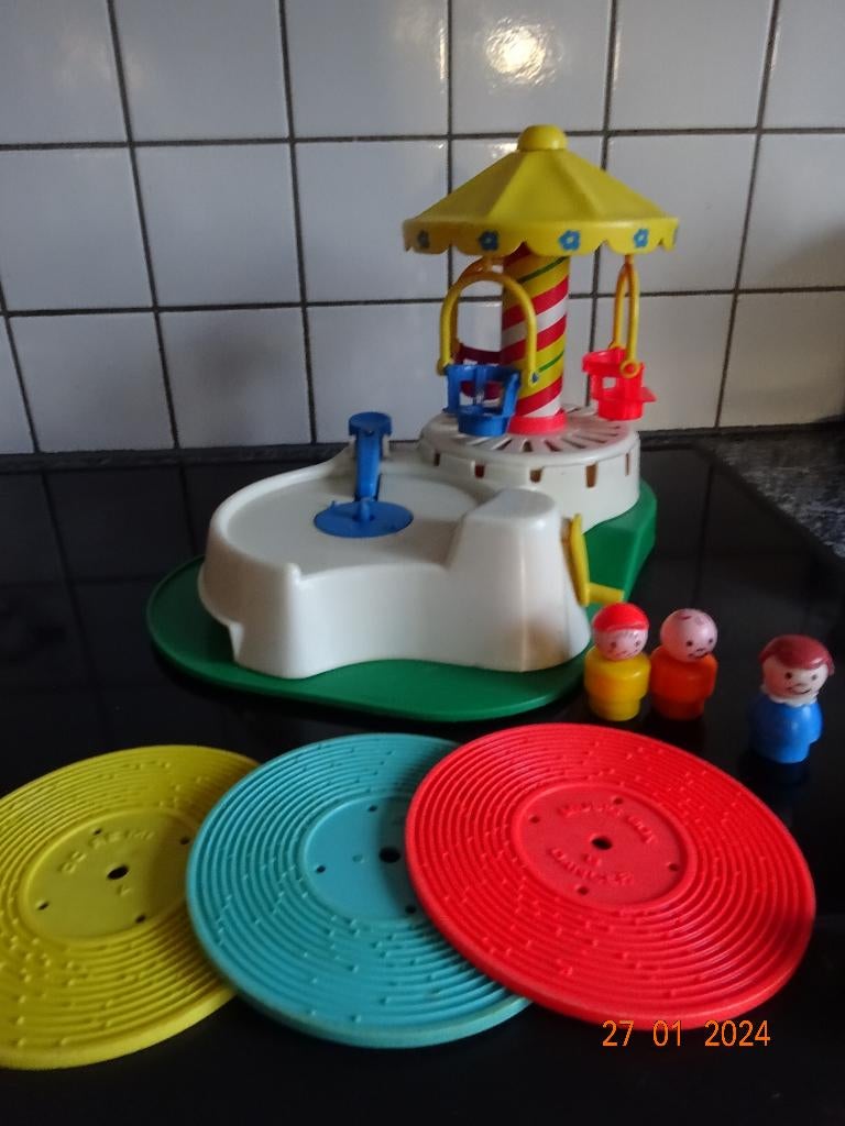 Vintage Fisher Price Change-A-Tune Carousel Record Player, Enfants & Bébés, Enlèvement ou Envoi