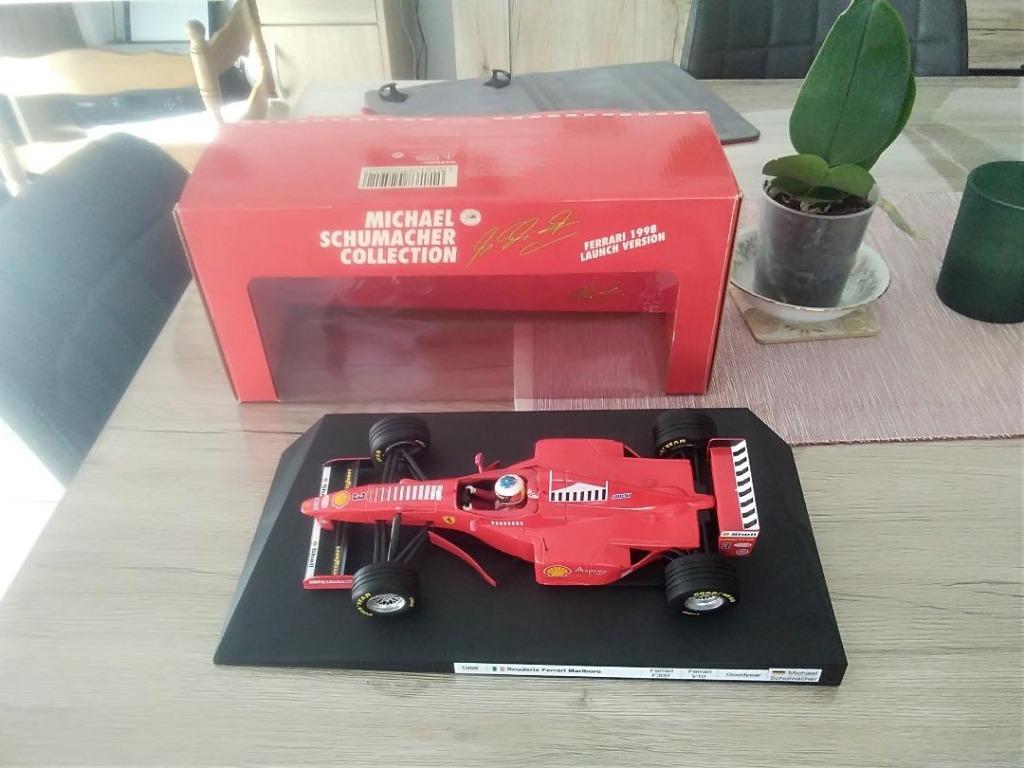 voiture miniature  ferrari schumacher 1998 en 1/18, Collections, Enlèvement, Comme neuf