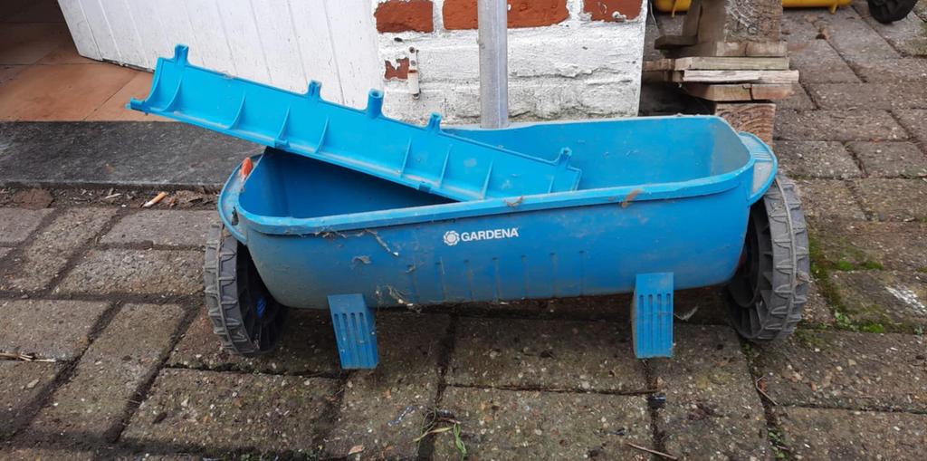 Handmatige strooiwagen te koop, Ophalen, Gebruikt