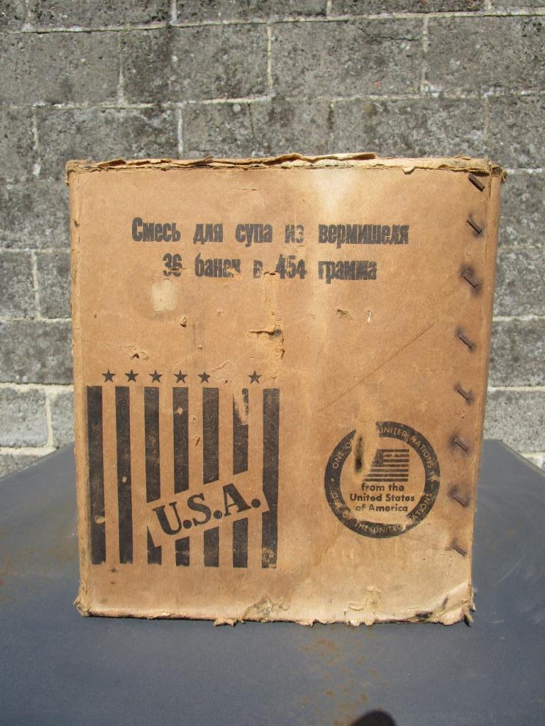 Boîte de rationnement pour la Russie, Collections, Enlèvement ou Envoi, Armée de terre, Autres types