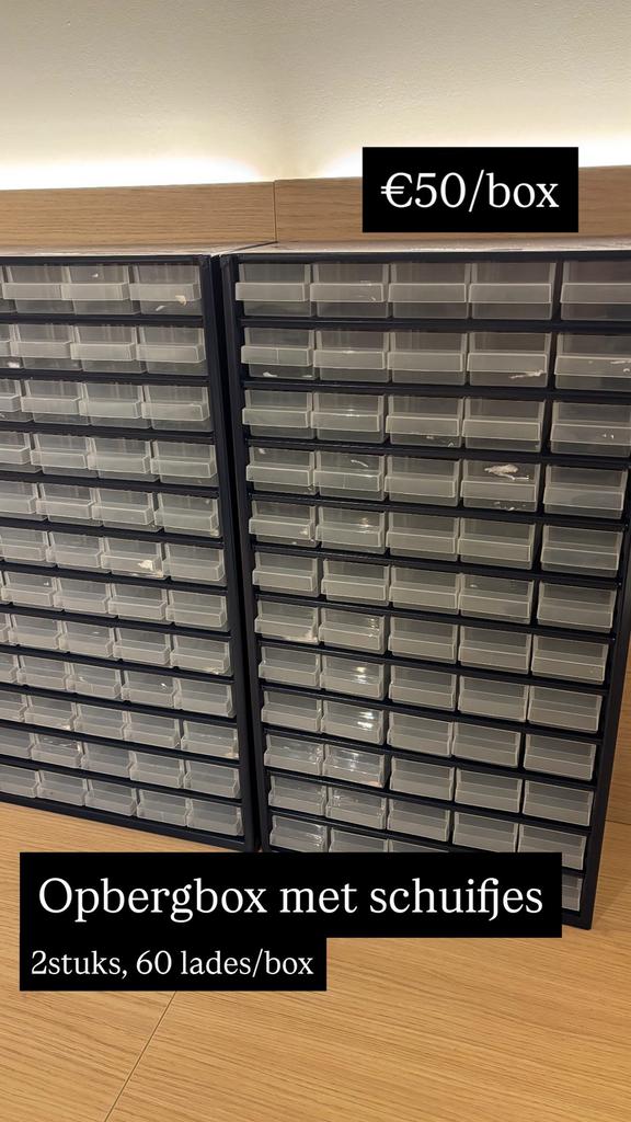 1x metalen ladenkast, Huis en Inrichting, Kasten | Ladekasten, Ophalen, Zo goed als nieuw