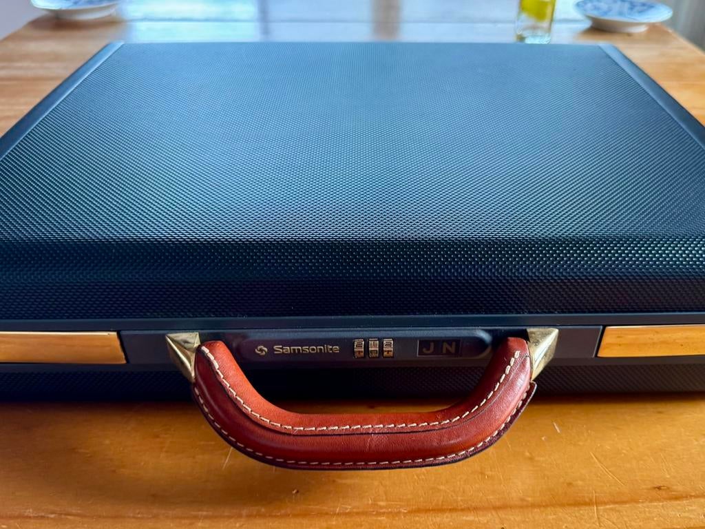 Samsonite Focus De Luxe - vintage aktetas, Bijoux, Sacs & Beauté, Valises, Enlèvement ou Envoi, Comme neuf