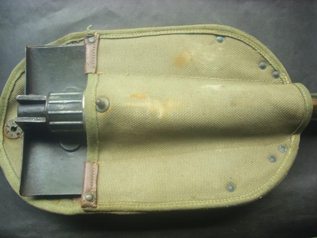 Pelle pliante US 1943 en étui webbing belge ou britannique, Collections, Envoi, Armée de terre, Autres types
