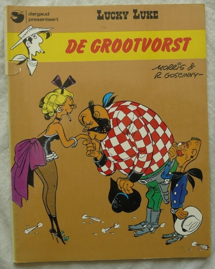 Strip Boek, Lucky Luke, De Grootvorst, Nr.10, Dargaud, 1979., Livres, BD, Utilisé, Une BD, Enlèvement ou Envoi