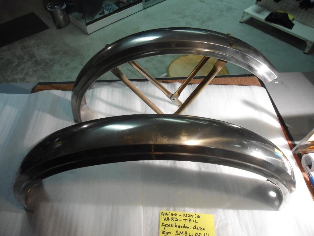 Honda amigo novio : hard tail Inox spatborden, Fietsen en Brommers, Brommeronderdelen | Oldtimers, Ophalen, Gebruikt, Overige typen
