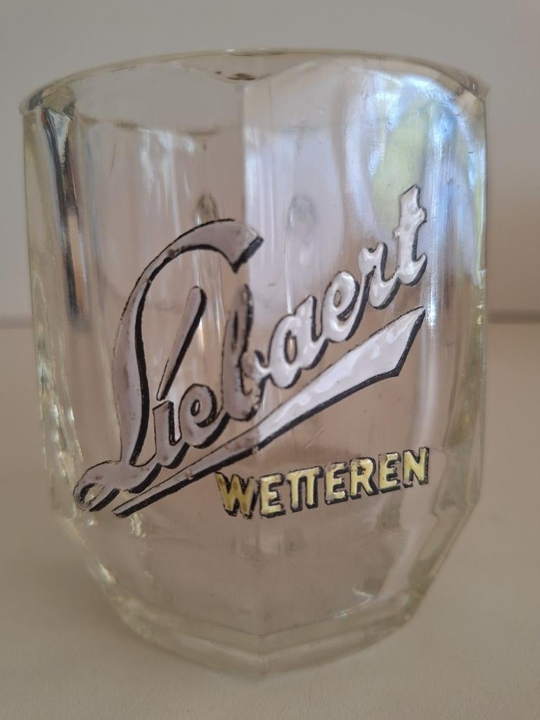 Brouwerij Liebaert Wetteren emaille bierpot, Verzamelen, Ophalen of Verzenden, Zo goed als nieuw