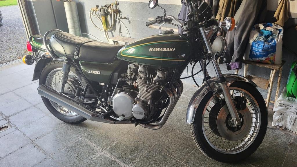 Moto Kawasaki Z900, 1976, Motoren, 4 cilinders, Motorrijbewijs A, 900 cc, Particulier