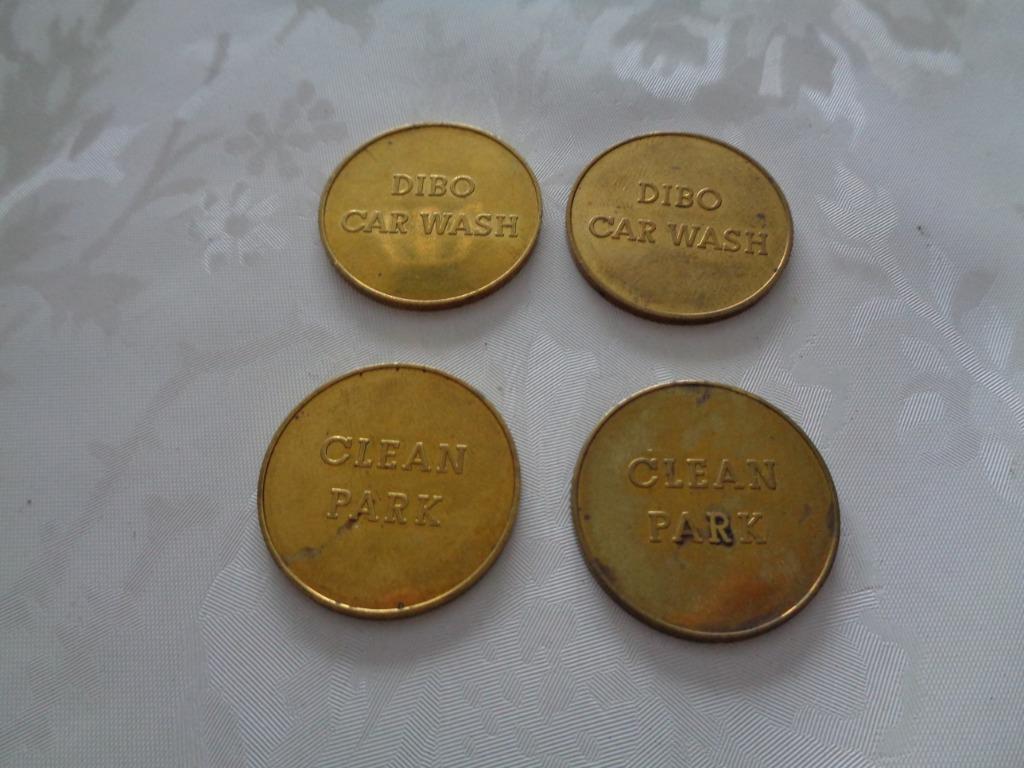carwash jetons per stuk 0,50 ct -vele soorten, Ophalen, Gebruikt