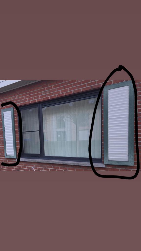 Sierluiken ( decoratie luiken), Doe-het-zelf en Bouw, Rolluiken, Ophalen, Zo goed als nieuw