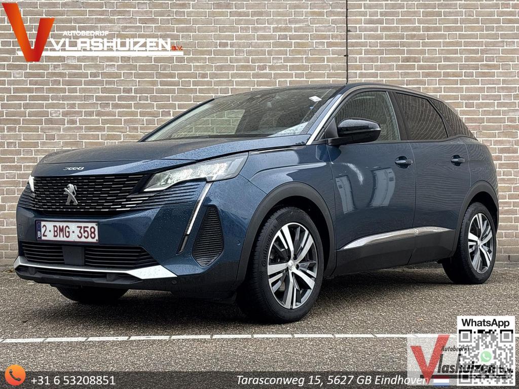 Peugeot 3008 1.5 BlueHDi Blue Lease Allure | € 12.350,- NETT, Auto's, Peugeot, Automaat, 135 g/km, Parkeersensor, Blauw