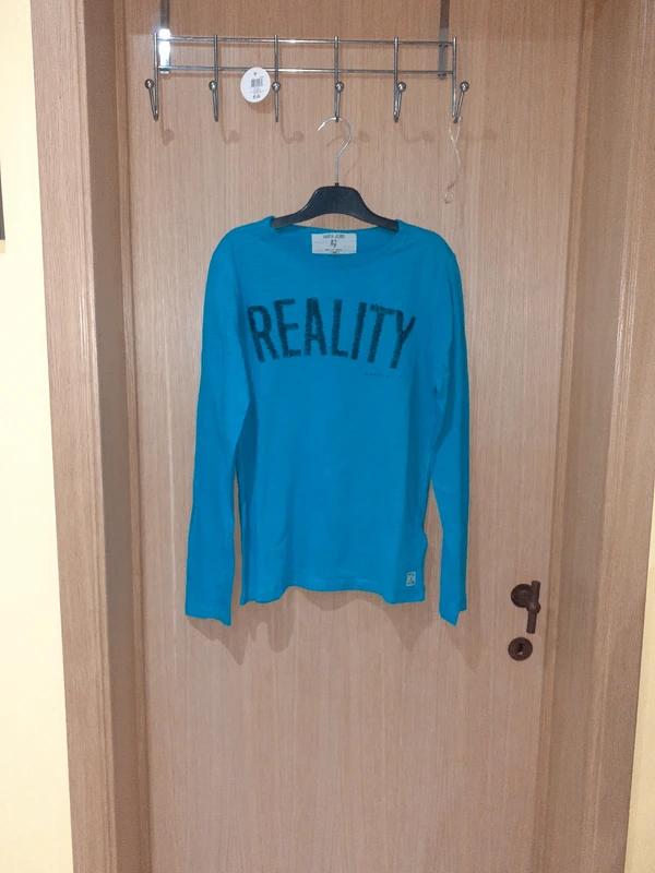 Garcia Jeans 14-jarig blauwgroen T-shirt met lange mouwen, Kinderen en Baby's, Kinderkleding | Maat 164, Gebruikt, Jongen, Shirt of Longsleeve