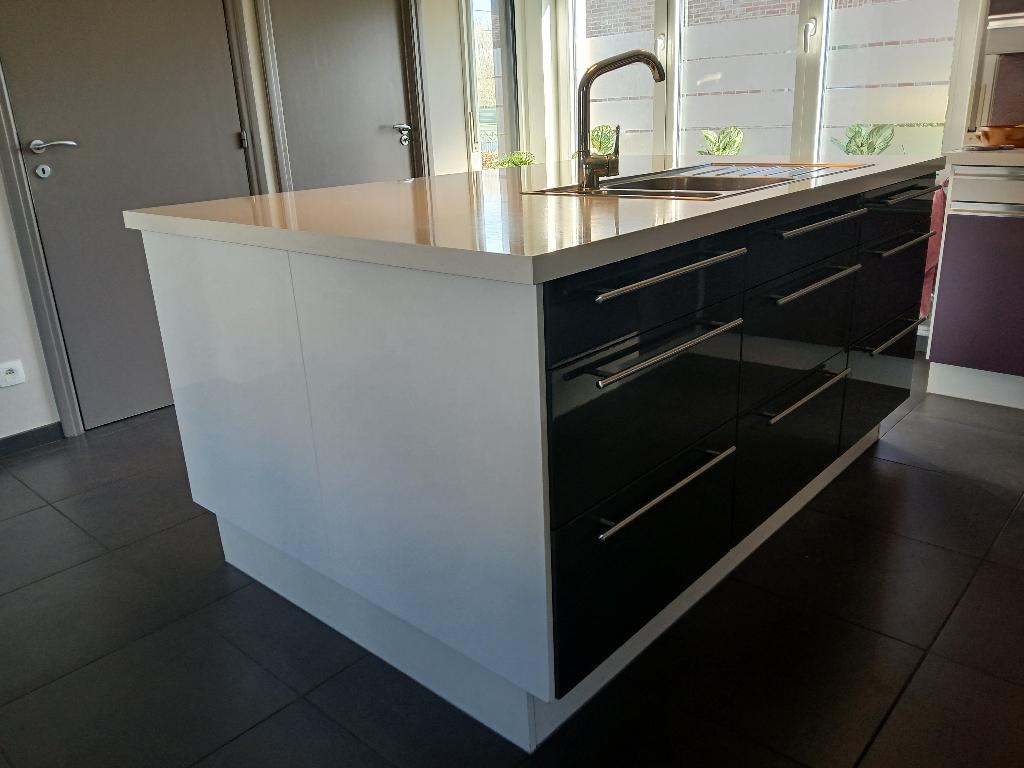 Keukeneiland Ikea, Huis en Inrichting, Ophalen, Gebruikt, 75 cm of meer, Wit