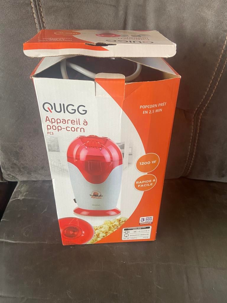 Popcorn machine, Ophalen