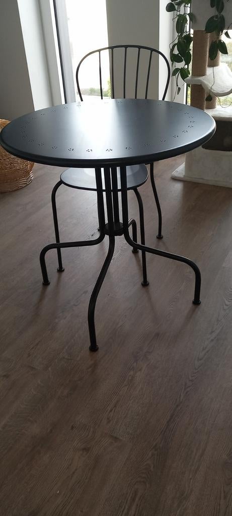 Tuinset tafel + 2 stoelen, Tuin en Terras, Zo goed als nieuw, Tuinset, Eettafel, Ophalen