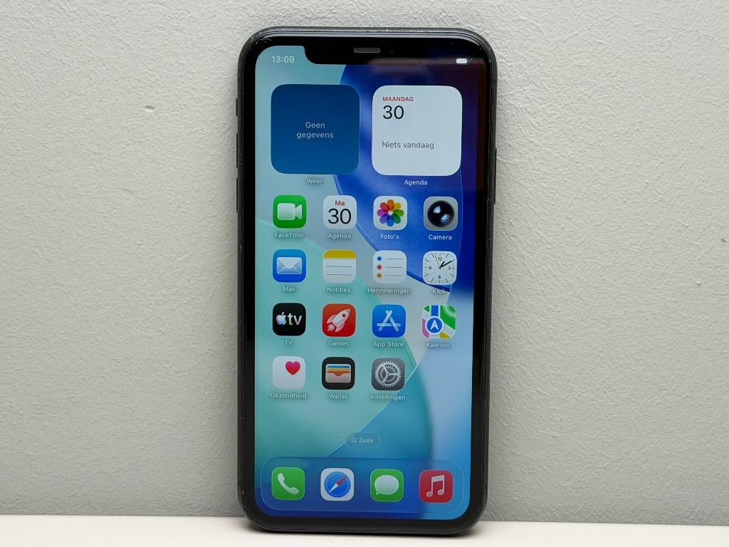 iPhone 11, 64GB, Battery %100, Telecommunicatie, Mobiele telefoons | Apple iPhone, Ophalen, Gebruikt, Zwart, IPhone 11