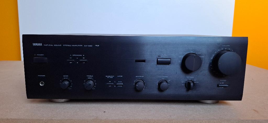 Yamaha AX-550 versterker, Audio, Tv en Foto, Versterkers en Ontvangers, Ophalen, Gebruikt, Yamaha, 120 watt of meer