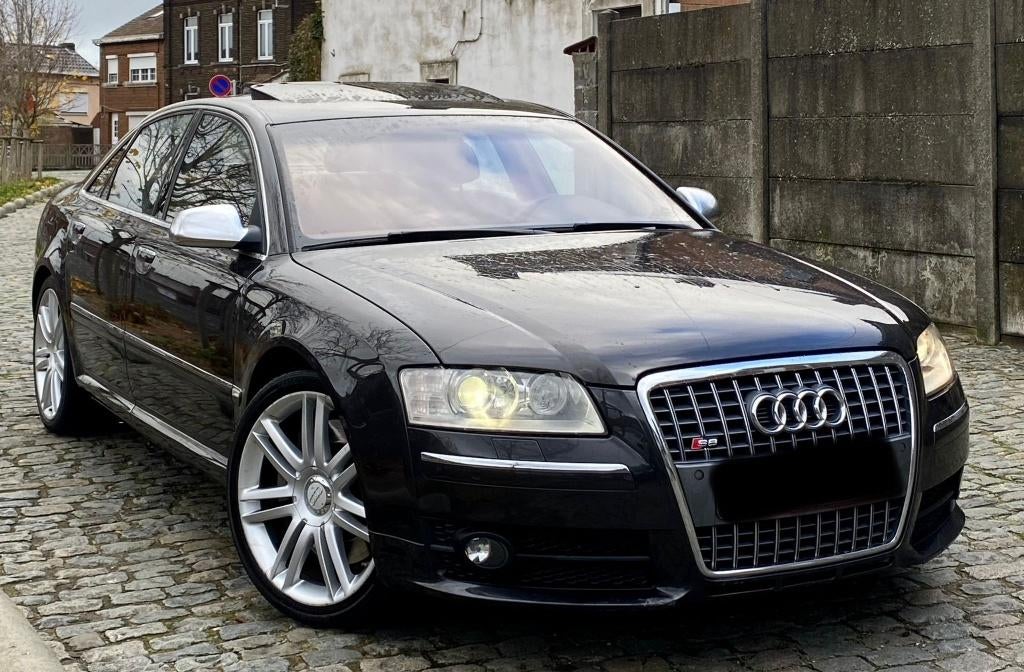 AUDI S8 V10 QUATTRO/VOLLEDIGE OPTIES/LEES DE BESCHRIJVING, Automaat, 4 deurs, Leder, Berline