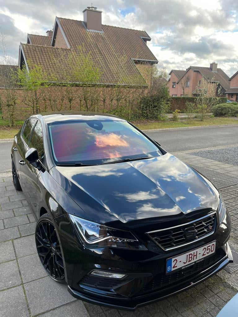 Seat Leon Fr, 2.0 diesel automaat, Auto's, Seat, Stof, 4 cilinders, Leon, Zwart