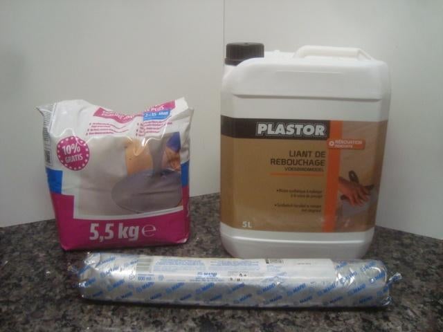 Liant de rebouchage pour parquet, colle et égaline., Bricolage & Construction, Bois & Planches, Neuf, Envoi