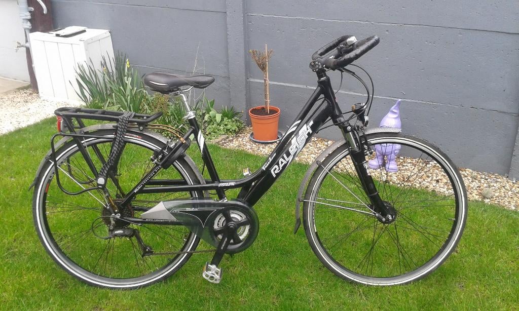damesfiets raleigh, 50 tot 53 cm, Ophalen, Zo goed als nieuw, Versnellingen