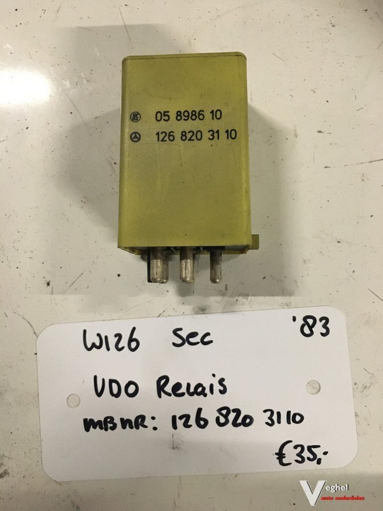 Mercedes w126 500 Sec 1983 VDO Relais, Gebruikt, -, -, Ophalen of Verzenden