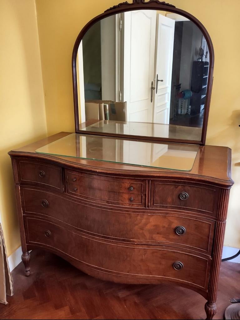Belle commode avec miroir, Antiquités & Art, Enlèvement