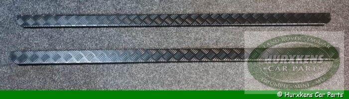 Dorpelbescherming traanplaat - zwart Land Rover Defender 110, Auto-onderdelen, Carrosserie, Nieuw, Ophalen of Verzenden