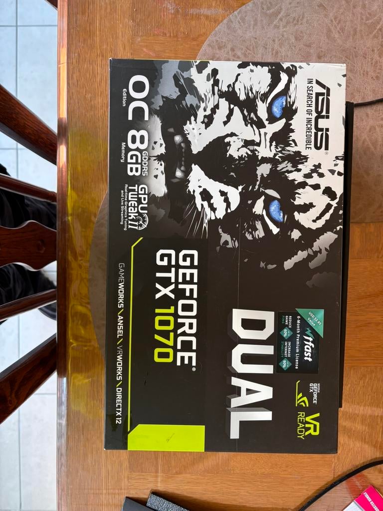 GTX1070 8GB, Computers en Software, Ophalen, Zo goed als nieuw, HDMI
