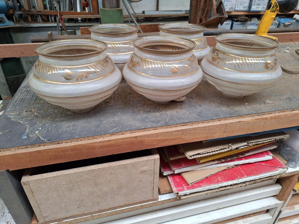 Lampekap voir luster, Ophalen, Gebruikt, Rond, Minder dan 25 cm