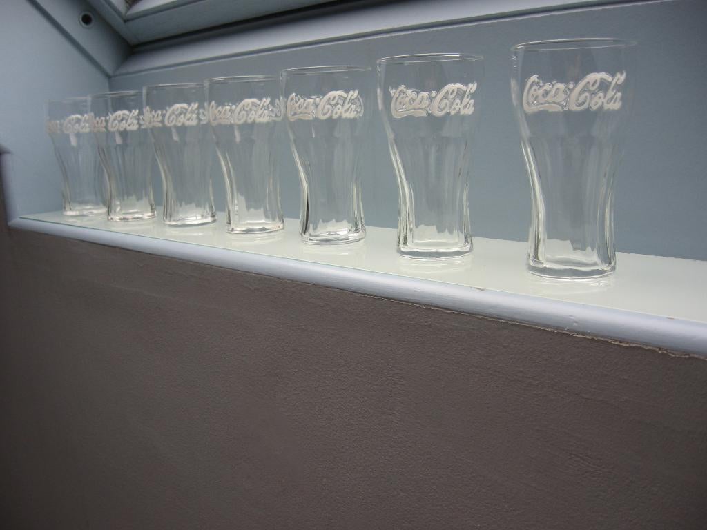13 Coca-Cola-glazen, Verzamelen, Ophalen of Verzenden, Zo goed als nieuw, Frisdrankglas