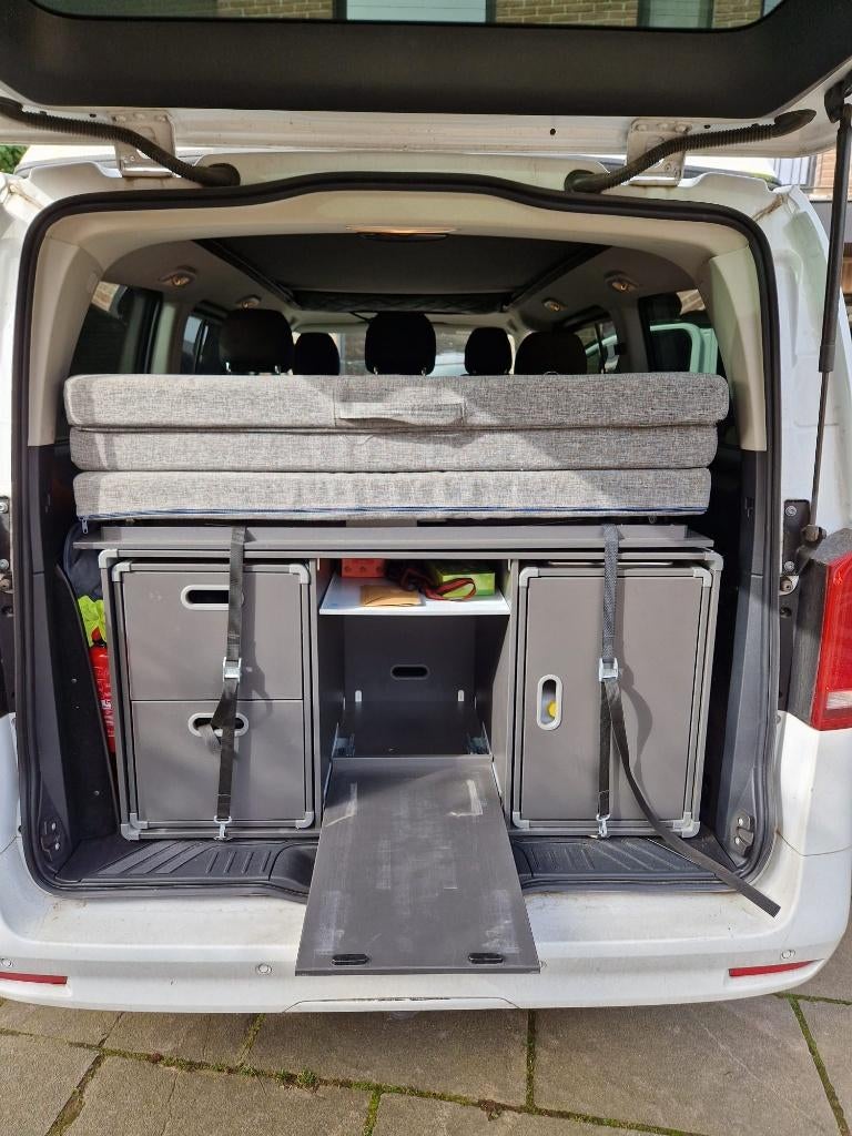 Campermodule: Keuken + Bed, Caravanes & Camping, Enlèvement, Utilisé, Autre