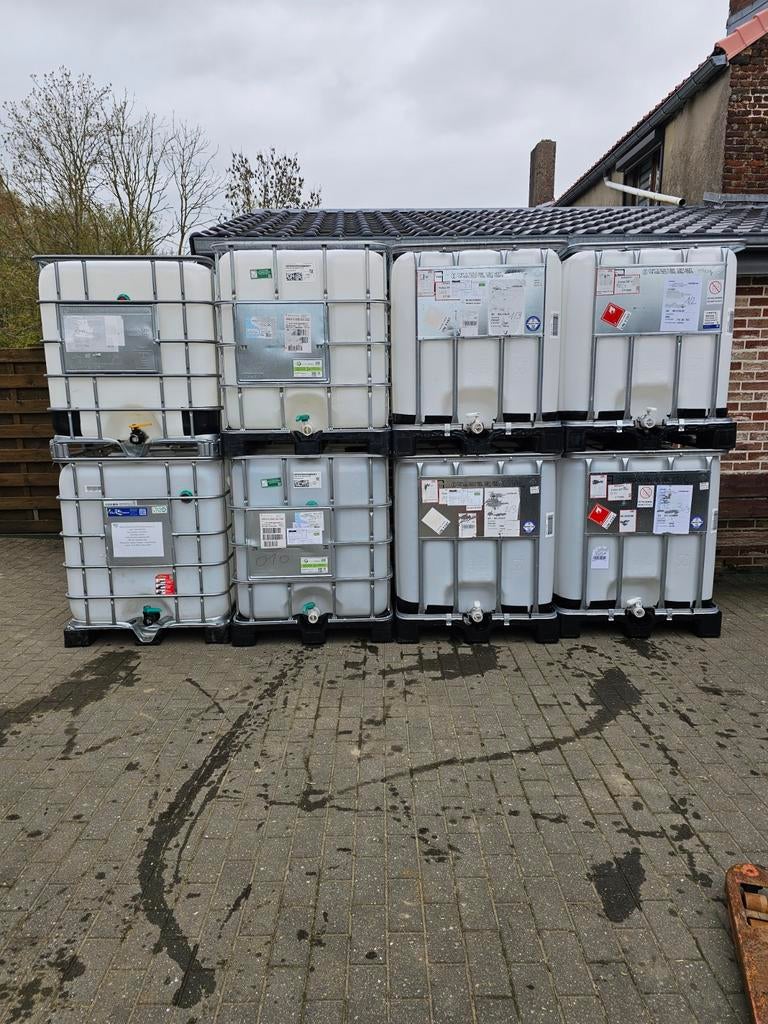 Cuve ibc 1000L alimentaire pret a l emploi, Enlèvement