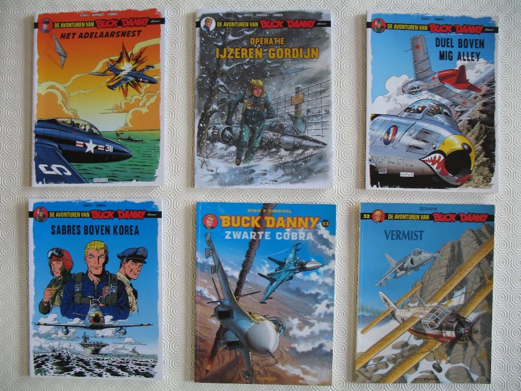 Buck Danny 24 stuks, 17 x 1ste druk, Boeken, Stripverhalen, Zo goed als nieuw, Meerdere stripboeken, Ophalen of Verzenden