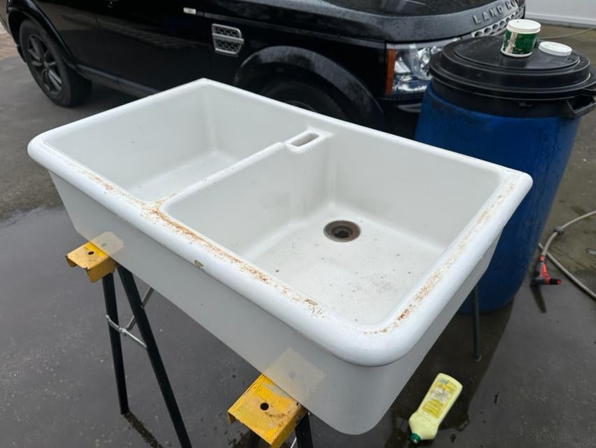 ancien evier double bac faience, Enlèvement