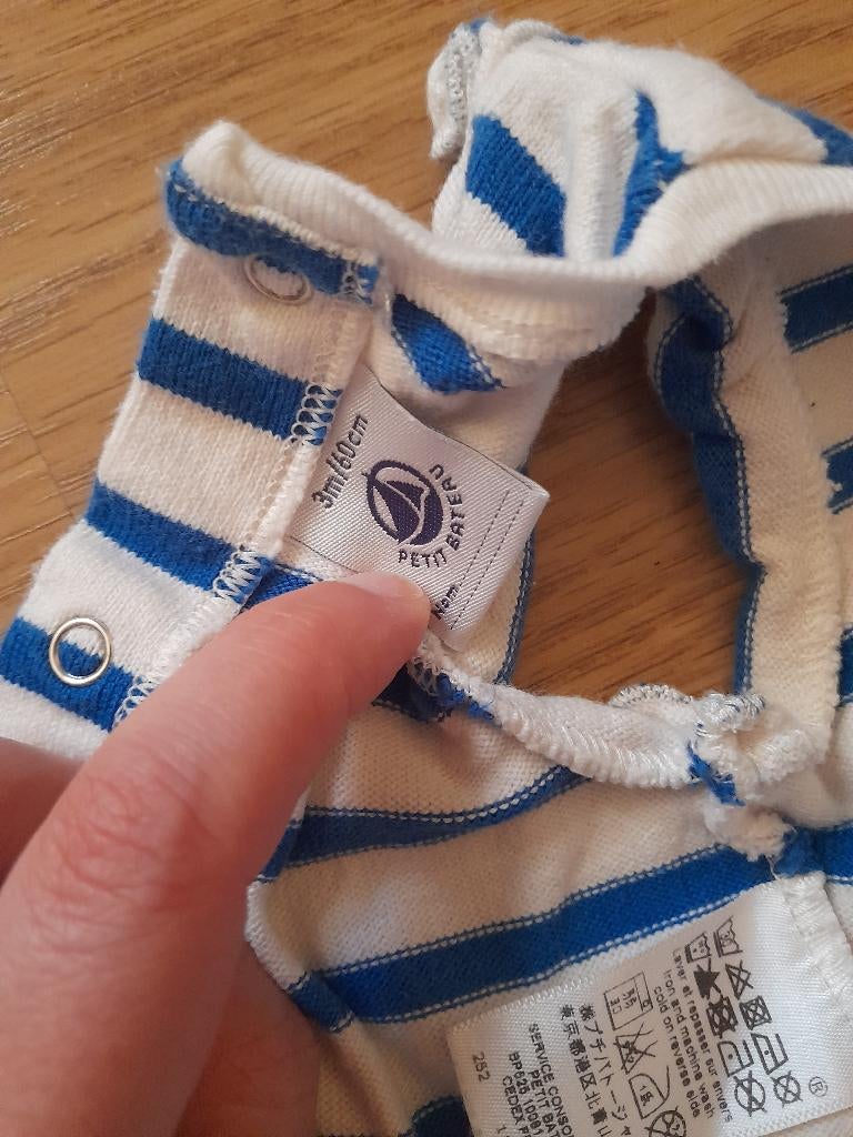 Gestreept kleedje/jurkje Petit bateau 3 maanden, Kinderen en Baby's, Babykleding | Maat 62, Ophalen, Meisje, Jurkje of Rokje, Petit Bateau