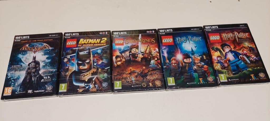 5 jeux DVD pour PC - neufs dans leur boîte, non ouverts, Enlèvement ou Envoi